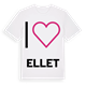 Jag älskar Ellet t-shirt stort tryck