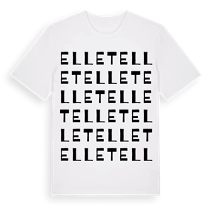 Ellet ordlek t-shirt – ekologisk bomull t-shirt från Pinshirt