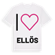 Jag älskar Ellös t-shirt stort tryck
