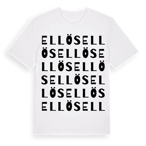 Ellös ordlek t-shirt – ekologisk bomull t-shirt från Pinshirt