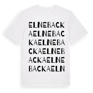 Elnebacka ordlek t-shirt – ekologisk bomull t-shirt från Pinshirt