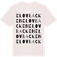 Vintage White t-shirt med Elovbacken ordlek t-shirt