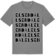 Mid Heather Gray t-shirt med Elsendal ordlek t-shirt