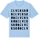 Blue Soul t-shirt med Elversröd ordlek t-shirt