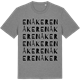 Mid Heather Gray t-shirt med Enåker ordlek t-shirt