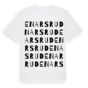 Enarsrud ordlek t-shirt – ekologisk bomull t-shirt från Pinshirt