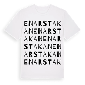 Enarstakan ordlek t-shirt – ekologisk bomull t-shirt från Pinshirt