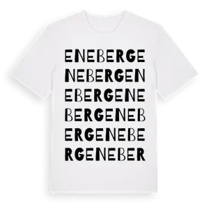 Eneberg ordlek t-shirt – ekologisk bomull t-shirt från Pinshirt