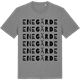 Mid Heather Gray t-shirt med Enegärde ordlek t-shirt