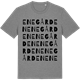 Mid Heather Gray t-shirt med Enegården ordlek t-shirt