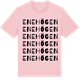 Pink Cotton t-shirt med Enehögen ordlek t-shirt