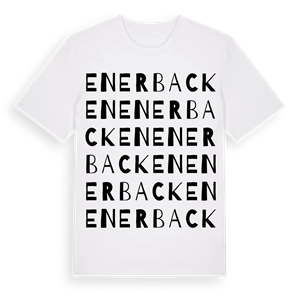 Enerbacken ordlek t-shirt – ekologisk bomull t-shirt från Pinshirt