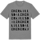 Mid Heather Gray t-shirt med Enerkullsdalen ordlek t-shirt