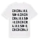 White t-shirt med Enerkullsdalen ordlek t-shirt