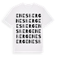 White t-shirt med Enesberg ordlek t-shirt