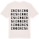 Vintage White t-shirt med Enesberg ordlek t-shirt