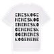 White t-shirt med Eneskogen ordlek t-shirt