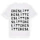 Eneslätt ordlek t-shirt