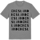 Mid Heather Gray t-shirt med Eneslund ordlek t-shirt