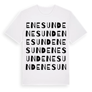 Enesund ordlek t-shirt – ekologisk bomull t-shirt från Pinshirt