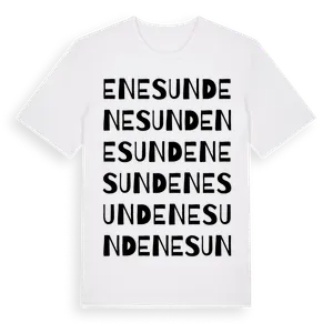 Enesund ordlek t-shirt – ekologisk bomull t-shirt från Pinshirt