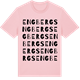 Pink Cotton t-shirt med Engbergs ordlek t-shirt