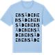 Blue Soul t-shirt med Ensäden ordlek t-shirt