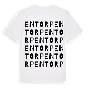 Entorp ordlek t-shirt – ekologisk bomull t-shirt från Pinshirt