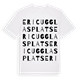 Eric Ugglas Plats ordlek t-shirt