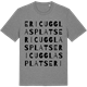 Mid Heather Gray t-shirt med Eric Ugglas plats ordlek t-shirt