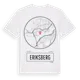 White t-shirt med Eriksberg t-shirt