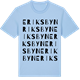 Blue Soul t-shirt med Eriksbyn ordlek t-shirt