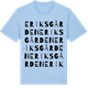 Blue Soul t-shirt med Eriksgården ordlek t-shirt