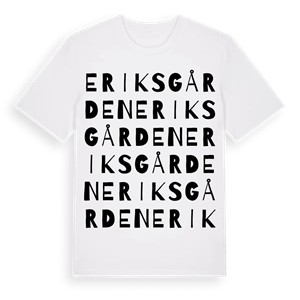 Eriksgården ordlek t-shirt – ekologisk bomull t-shirt från Pinshirt