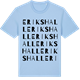 Blue Soul t-shirt med Erikshall ordlek t-shirt