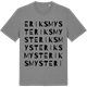 Mid Heather Gray t-shirt med Eriksmyst ordlek t-shirt