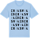 Blue Soul t-shirt med Eriksviken ordlek t-shirt