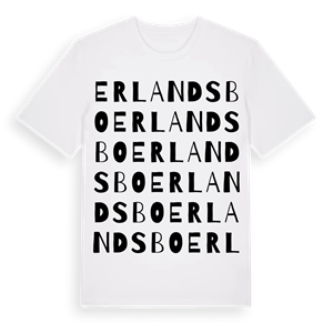 Erlandsbo ordlek t-shirt – ekologisk bomull t-shirt från Pinshirt