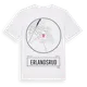 White t-shirt med Erlandsrud t-shirt
