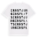 White t-shirt med Ernst Jungens Plats ordlek t-shirt