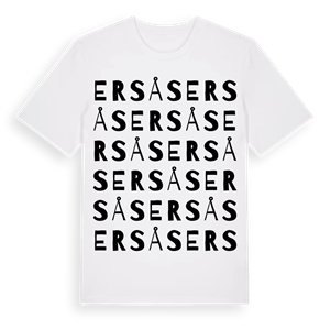 Ersås ordlek t-shirt – ekologisk bomull t-shirt från Pinshirt