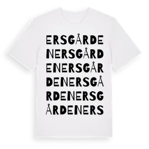 Ersgården ordlek t-shirt – ekologisk bomull t-shirt från Pinshirt