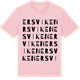 Pink Cotton t-shirt med Ersviken ordlek t-shirt