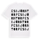 Esbjörntorp ordlek t-shirt