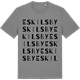 Mid Heather Gray t-shirt med Eskilsby ordlek t-shirt