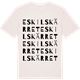 Vintage White t-shirt med Eskilskärret ordlek t-shirt