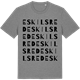 Mid Heather Gray t-shirt med Eskilsred ordlek t-shirt