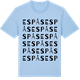 Blue Soul t-shirt med Espås ordlek t-shirt