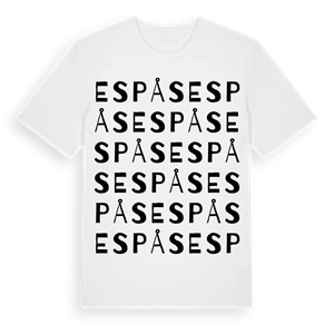 Espås ordlek t-shirt – ekologisk bomull t-shirt från Pinshirt
