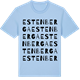 Blue Soul t-shirt med Estenberga ordlek t-shirt